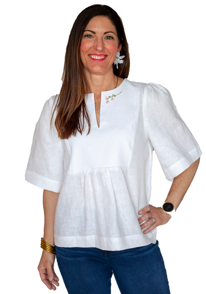 The Notch Tunic Top x Hibiscus Linens - Kit