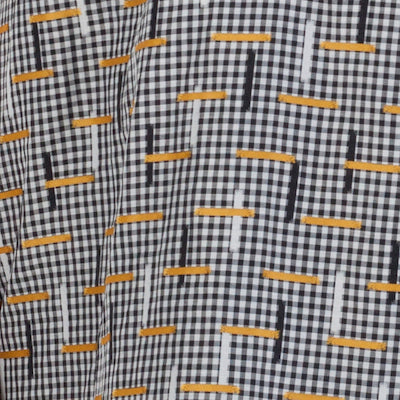 Embroidered Gingham Cotton - Kit