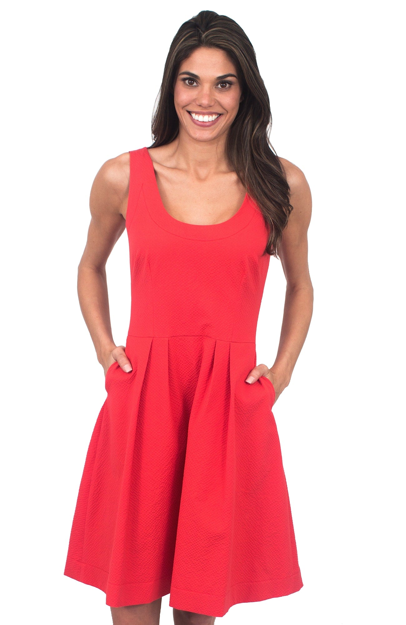 Naven Red Sleeveless Hi-Low Hem Fit & Flare Dress XS NWOTs | eBay