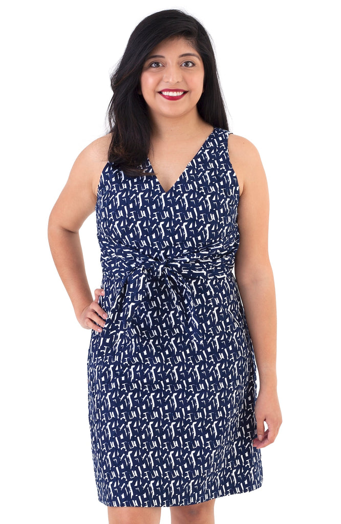 The Tie Front A-Line Sheath - Kit